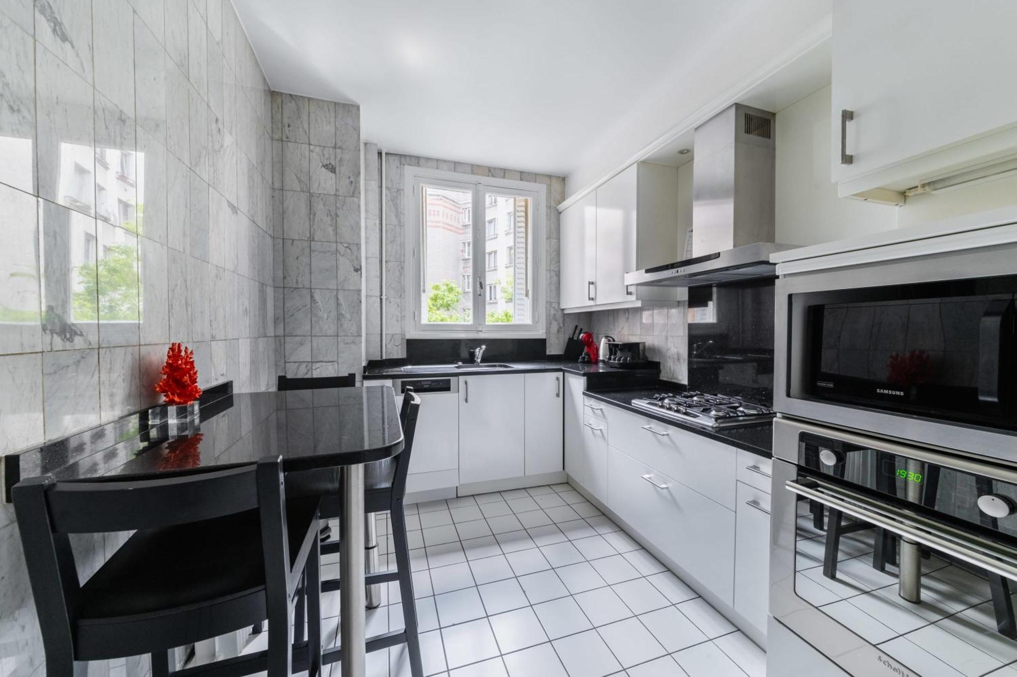 Appartement 3 Pieces Porte Maillot - 16 - 4p - Flat-guest Parijs